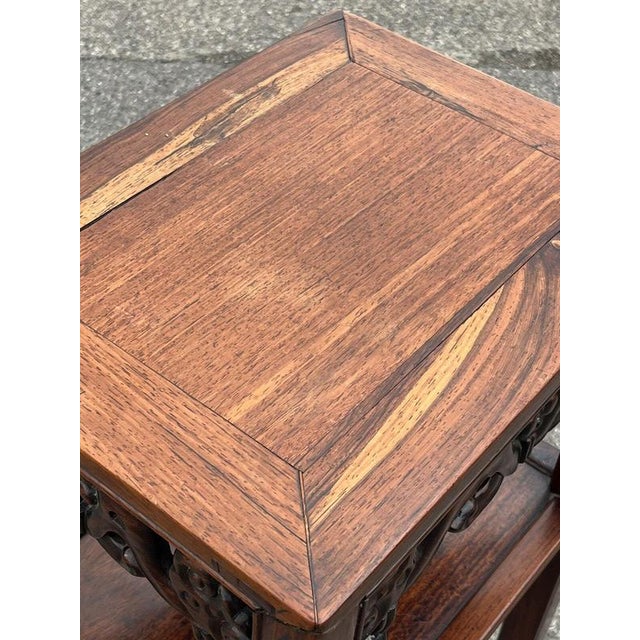 Antique Chinese Jardiniere Hardwood Stand For Sale - Image 4 of 14