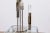 Chrome 1970s Polished Chrome Three Fixture Table Lamp with Lucite Acrylic Prism Tips For Sale - Image 8 of 8
