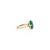 4.58 Carat Zambian Emerald Statement Solitaire Ring in 18k Yellow Gold Size 8 For Sale In New York - Image 6 of 14