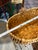 Vintage Hand Woven Wicker Basket With Brown Handle For Sale - Image 4 of 10