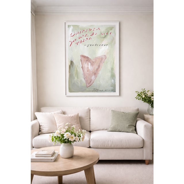 2020s Where Ever You Are, Be All There by Tatiana Alida - Limited Edition A2 Print For Sale - Image 5 of 9