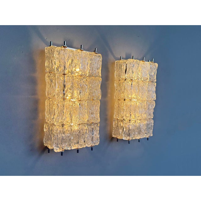 Glass Wall Lamps by Barovier & Toso, Italy, 1960s, Set of 2 For Sale - Image 6 of 8