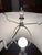 Mid 20th Century Hollywood Regency Floral Motif Frosted Glass Table Lamp For Sale In Portland, OR - Image 6 of 6