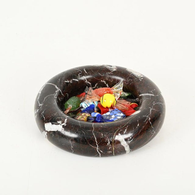 Red Levanto Marble Decorative Bowl from Angelo Mangiarotti, Italy, 1950s For Sale - Image 11 of 13