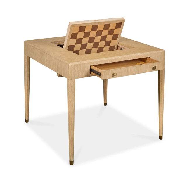 Traditional Maitland-Smith Karina Game Table For Sale - Image 3 of 10