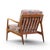 Mid 20th Century Kofod Larsen for Selig Mid Century Danish Walnut Lounge Chair For Sale - Image 5 of 10