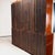 Mahogany and Glass Bookcase with Flame Mahogany Veneer For Sale - Image 10 of 11