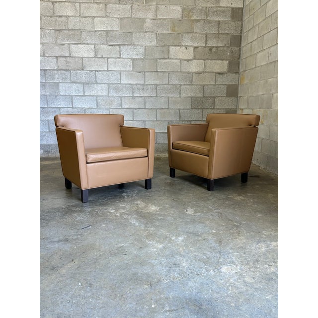 Tan 2000s Ludwig Mies Van Der Rohe for Knoll Krefeld Chairs- A Pair For Sale - Image 8 of 12