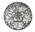 1960s Piero Fornasetti Rosoni Pattern Porcelain Plates, Set of Six Circa 1960s For Sale - Image 5 of 17