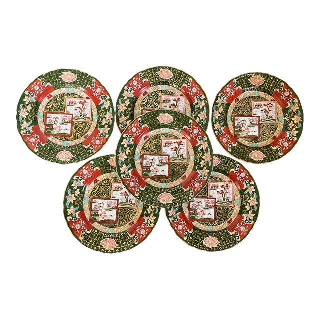 Antique 19th Century Mason's Ironstone China Plates in the