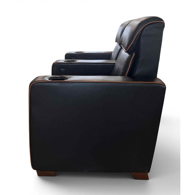 Leathercraft 2 or 3 Seat Theater Seating For Sale - Image 9 of 17