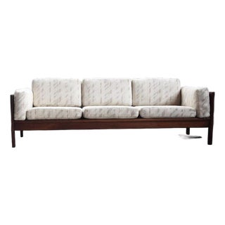 Postmodern Attributed to Tobia Scarpa Sofa with Upholstered Cushions Bastiano, 1960s For Sale