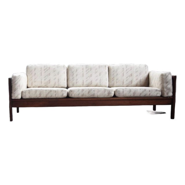 Postmodern Attributed to Tobia Scarpa Sofa with Upholstered Cushions Bastiano, 1960s For Sale