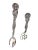 Early 21st Century Godinger Silver-Plated Turkey Cornucopia Serving Spoons - Set of 2 For Sale In Baton Rouge - Image 6 of 7