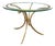 Gilt Round Iron Table Attributed to Roger Thibler For Sale