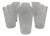 Vintage Baccarat Crystal Goblets with Nancy Pattern, 1930s, Set of 12 For Sale