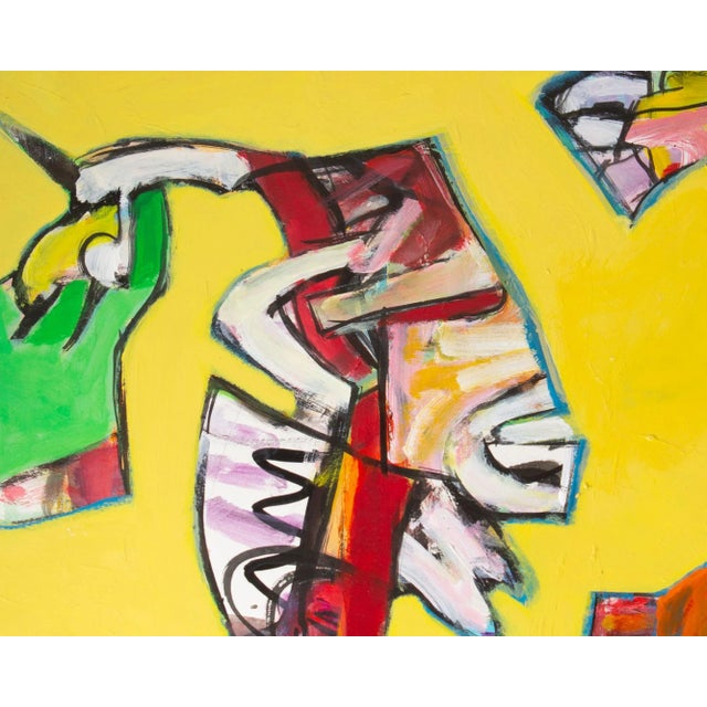 Abstract Acrylic on Paper Painting by James L. Bruch For Sale - Image 4 of 8