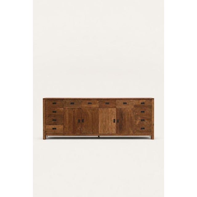 Wood Vintage Sideboard in Teak For Sale - Image 7 of 7