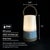 2020s Groove+ Cordless LED Outdoor Table Lamp with Dimmer, Built-in Rechargeable Battery, 3-Level Brightness, Bluetooth Speaker / Color Changing, White For Sale - Image 5 of 11