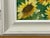 Yellow Angela Wakefield Golden Yellow Sunflowers Study on Green Background by Contemporary Artist, 2023 For Sale - Image 8 of 12