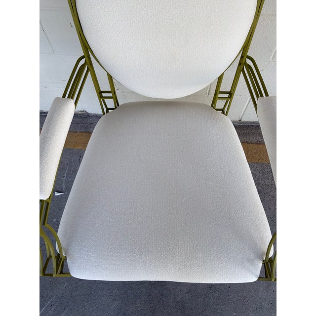 Green Jonathan Charles Xo Arm Chairs / Pair For Sale - Image 8 of 10