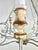 Aqua Vincente Eight Light Wood & Iron Painted Chandelier by Miamar Home For Sale - Image 8 of 12