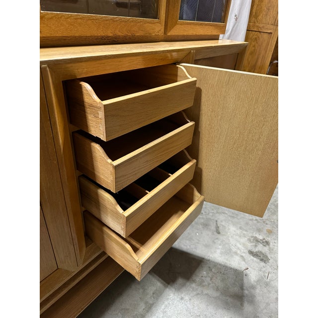 1950s James Mont With Asian Motif China Cabinet For Sale - Image 5 of 15