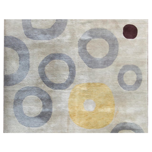 Textile Vintage Tibetan Rug For Sale - Image 7 of 15