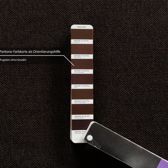 Textile Concept Plus Fabric Stool in Black by Ewald Schillig For Sale - Image 7 of 11