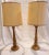 20th Century Pair of Hollywood Regency Italian Florentine Style Giltwood Table Lamps For Sale - Image 13 of 13