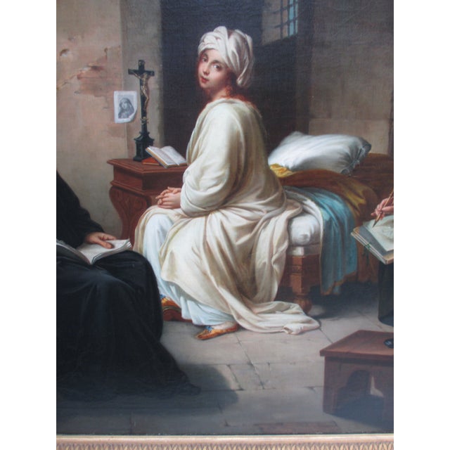 "Beatrice Cenci Being Sketched by Guido Reni " by Achille Leonardi For Sale - Image 4 of 15