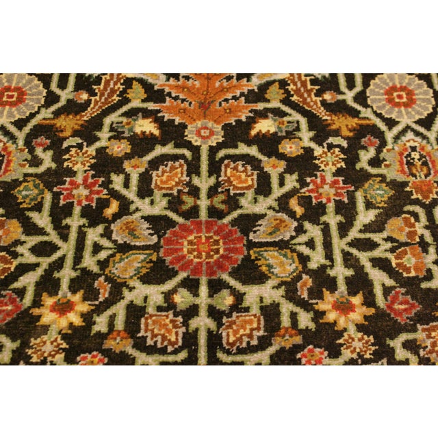 Beautiful Brown/Tan Wool Rug - 4'3'' X 5'11'' For Sale In New York - Image 6 of 10