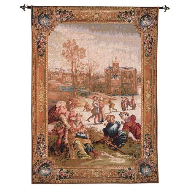 This tapestry is after a design by J. B Oudry (1686-1755), inspired by the theme of the Four Seasons. Oudry was the...
