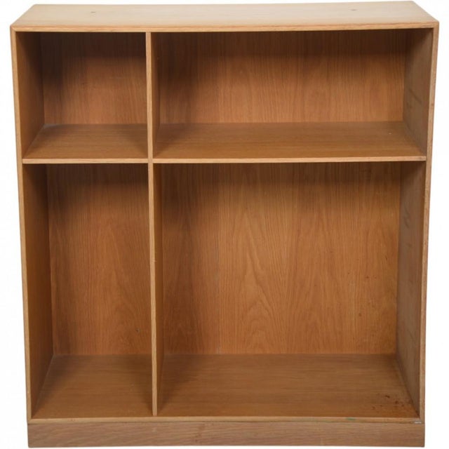 Vintage Deep Bookcase in Oak by Mogens Koch, 1980s For Sale - Image 14 of 14