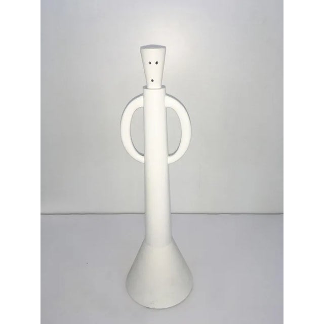 Metal Italian Abstract Sculpture by Alessandro Guerriero, 1980 For Sale - Image 7 of 13