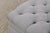 Vanguard Square Tufted Upholstered Ottoman For Sale In Philadelphia - Image 6 of 14