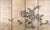 Gold 1950s Japanese Byobu "2 Quails Under Flowering Bush" Artist Hand Signed & Hand Painted 4-Panel Folding Screen Excellent Overall Condition For Sale - Image 8 of 10
