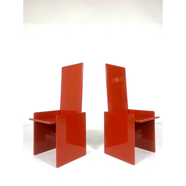 Kazuki Chairs by Kazuhide Takahama for Gavina, 1970s, in Very Good conditions. Designed 1970 to 1979 This piece has an...