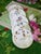 This is a set of four ceramic plates featuring exquisite floral patterns. These plates are a wonderful way to add color...