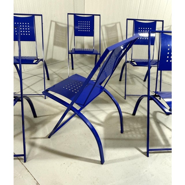 Vintage Sinus Dining Chairs by Karl Friedrich Förster for KFF, 1980s, Set of 6 For Sale - Image 11 of 18
