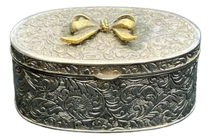Silver Plate Trinket Box