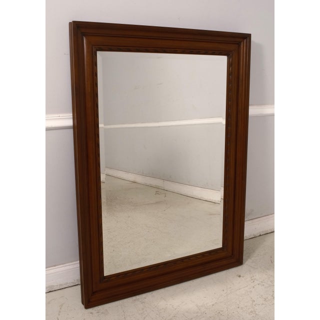 Age: C.2004 Details: H-8 Factory Distressed Finish No.20 High Quality Construction Large Impressive Mirror Carved Frame...