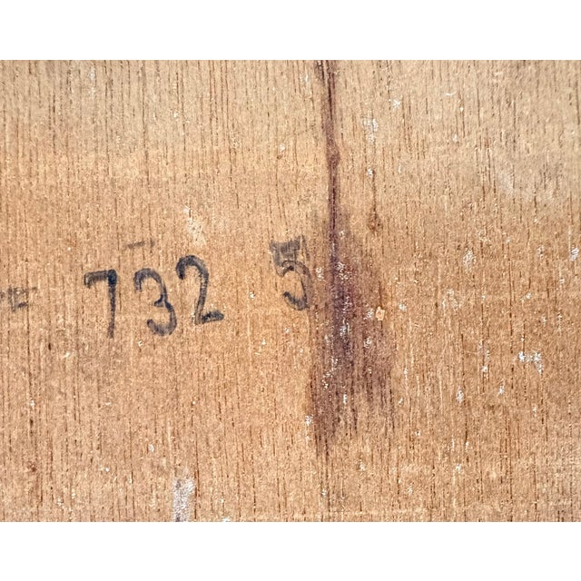 Mid 20th Century Stromenn Bruk Hamar Norway Mid-Century Modern Wooden Sewing Box For Sale - Image 10 of 13
