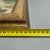 Green Tapestry Pastoral Scene Landscape Forest in Wooden Frame, 1900s For Sale - Image 8 of 10