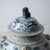 Pair of Chinese Blue and White Glazed Jars With Foo Dog Lid Finials For Sale - Image 11 of 14