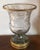 19th Century 19th Century Anglo Irish Cut Crystal Glass Mounted Vase For Sale - Image 5 of 11