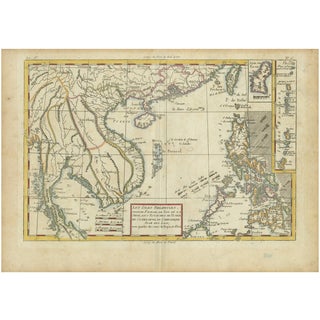 Bonne Map of the Philippines, 1780 For Sale