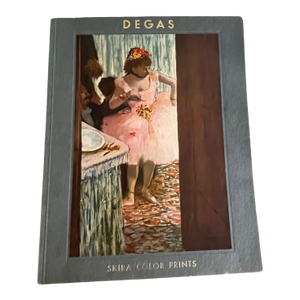 Vintage Degas Skira Color 6 Print Book Complete Art Collectible Impressionism