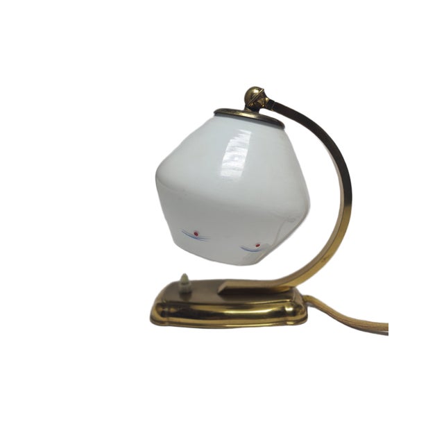 Art Deco Bedside Lamp, Belgium, 1950s For Sale - Image 4 of 13