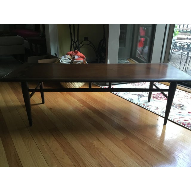 Mid-Century Modern 1960s Lane Surfboard Table For Sale - Image 3 of 4